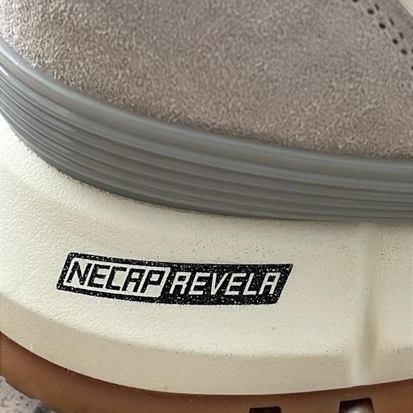 Somiliss Sneakers Genuine Leather Suede Patchwork Lace-Up Cream/Tan Size 9.5 - Picture 13 of 17